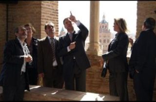 El presidente del Gobierno de Aragón, Marcelino Iglesias, fue el encargado de inaugurar un monumento perteneciente al conjunto mudéjar turolense, declarado Patrimonio de la Humanidad en 1986.