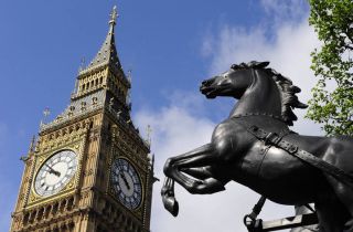 La campana del Big Ben cumple 150 años este 11 de julio.REUTERS/Toby Melville