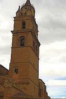 Aspecto que presenta la torre de la catedral de Calahorra. / S. LOZA