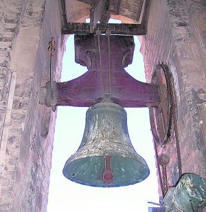 Una de las campanas que se restaurará en San Valero