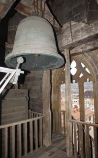 La Wamba, en el cuarto de campanas de la Catedral, donde lleva los últimos 480 años de sus 795 de vida. - Autor: ROJAS, Mario