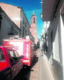 Un camión de Bomberos se trasladó hasta el lugar - Autor: MOYA RUFINO, Javier
