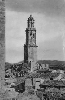 Foto antigua de la torre. Fuente: Fotos Antiguas Alto Palancia.