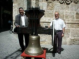 El Director General i el rector de Santa Caterina - Foto LLOP i BAYO, Francesc (18/06/2003)