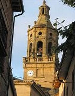 El reloj de la iglesia de la Ascensión, en San Asensio. Foto GASCO (2006)