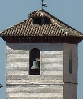 Detalle de la soldadura de la campana San Leandro de la Catedral de Murcia