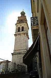 El campanario de Santa María de Ontinyent