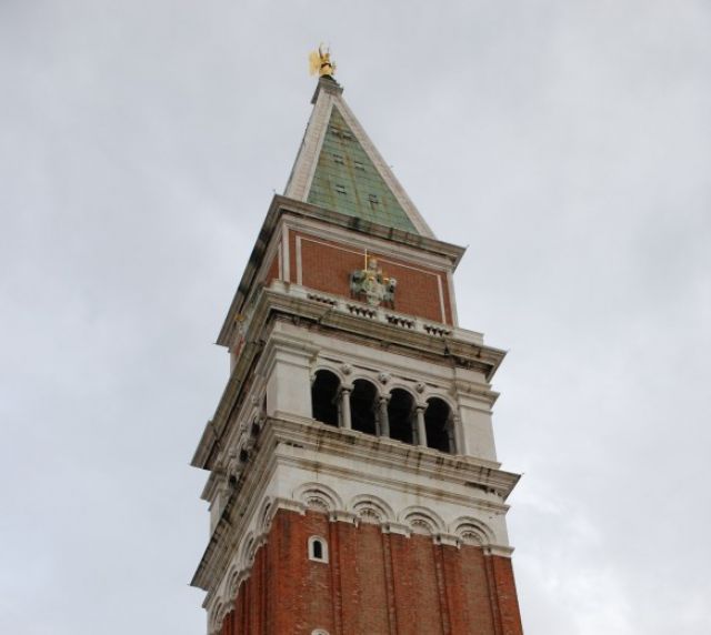 Campanile of St. Mark’s Basilica in Venice, Italy (MarcusObal/Wikimedia Commons)