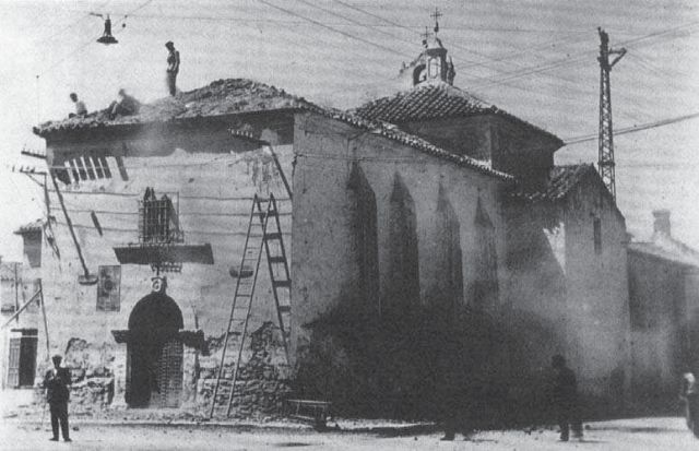 Fotografía de la Ermita de San Francisco, de agosto de 1936