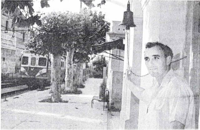 Toque de campana en la estación de Meliana en agosto de 1989
