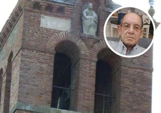 Iglesia de Villanueva del Condado y Lucas Sánchez - Autor: LEÓN NOTICIAS