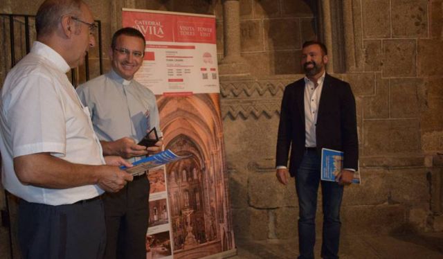 Fernando Gutiérrez, Óscar Robledo y Francisco Moya, La Catedral de Ávila - Autor: FRAGUA, Emma / TRIBUNA ÁVILA